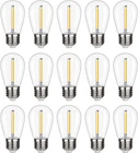 15 Pack S14 Led String Light Bulbs, 1W Shatterproof & Waterproof Yellow New. Price: $14.43.