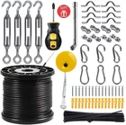 String Hanging Kit,guide Wire For Outdoor Lights, Shade Sail Hardwa New. Price: $47.64.