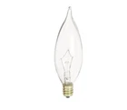 60 Clear Chandelier Night Light Bulb Candle Base Turn Tip Shape New. Price: $5.95.