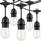 Lakumu Led Outdoor String Lights For Patio With 48FT, BLACK-5000K New. Price: $72.35.