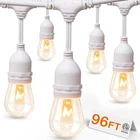 Addlon 96FT(48FT*2) Outdoor String Lights White Commercial Grade Weatherproof... New. Price: $112.48.