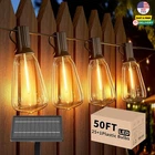 50FT Outdoor Solar String Lights Dimmable Shatterprrof ST38 Patio Bulbs 26 Pack New. Price: $67.99.