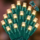 Lamphome 100 Count Warm White - String Lights 21.6FT Led Christmas Light, Min New. Price: $31.99.