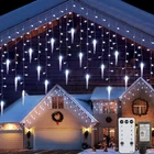 Icicle Lights Outdoor, 33 Ft 400 Led Christmas With 60 Drops, Waterproof New. Price: $63.99.