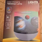 Lights By Night Color-changing Tabletop Lamp Touch Control Usb 81916 Jasco New. Price: $21.37.