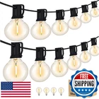 Rykug 100FT Outdoor Patio Black String Lights 52 Shatterproof G40 Led Clear New. Price: $66.42.