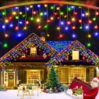 Xurisen 66FT Christmas Lights Decorations Outdoor, 640 Led 8 Modes Curtain Fa... New. Price: $48.05.