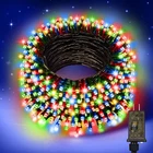 Nisocy 200 Led 4 Color Christmas String Lights, 66 Feet, Warm White New. Price: $17.38.