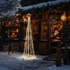 Yescom 9FT Solar Christmas Cone Tree Light 8 Modes Outdoor Decoration Warm White New. Price: $180.90.