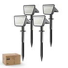 Philips 4 Packs Solar Spot Lights Outdoor Waterproof 28 Led Dusk To Dawn New. Price: $57.54.