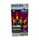 Philips 60 Orange Halloween Mini Lights 19.6 Ft (ships 24 Hrs) New. Price: $34.88.