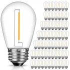 Gvvoohome 64 Pack S14 Led Replacement Light Bulbs Shatterproof Plastic 1W Outdoo New. Price: $78.69.