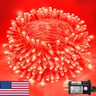 Einiiya 250 Led Red String Christmas Lights Outdoor 82FT Modes Waterproof New. Price: $30.49.