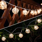 Nautical Fish Float String Lights Outdoor, Beach Set Of 10 Clear New. Price: $29.98.