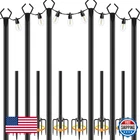 Ailbton 6-PACK 10FT Outdoor String Light Poles W/fork Bases Weather-resistant New. Price: $143.98.
