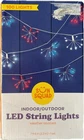 Sun Squad Indoor/outdoor Led String Lights 100 American Red White Blue Open. Price: $15.00.