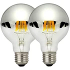 Luxon Half Chrome Light Bulbs,dimmable,led Edison Bulbs,silver Dipped Anti Gl... New. Price: $38.51.