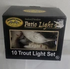 Enchanted Garden 10 Trout String Lights Set Indoor/outdoor Camping Patio Works Used. Price: $19.95.