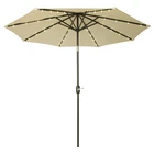 Trademark Innovations Deluxe Solar Powered Led Lighted Patio Umbrella - 9 New. Price: $90.94.