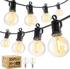 Brightown Outdoor String Lights - Waterproof Globe Patio 35 Ft With 30 G4 New. Price: $55.28.