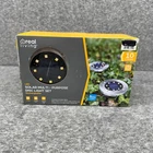 Real Living 10 Count Led Solar Powered Disc Lights Rechargeable Outdoor Garden New. Price: $39.99.