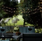 Hampton Bay 50-LT 6.10" Solar Outdoor Integrated Led Copper String Light Set New. Price: $16.95.