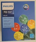 Philips 60 Sphere Lights. Multi Indoor/outdoor. New. Price: $19.98.