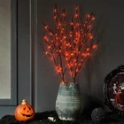 Fudios Halloween Lighted Branches With Timer 100 Led Orange Fairy Lights 36IN, New. Price: $43.53.