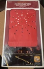 New Red Snowflake Christmas Candle Luminarias Fire Retardant, 10 Count. Price: $10.00.