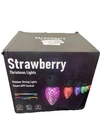 Strawberry C9 Christmas Lights, 100LED 66FT(20M)EACH, Diy App&remote, Bluetooth New. Price: $54.99.