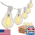 Damaing 120FT Led Outdoor String Lights, Waterproof Patio Dimmable 63 Plastic Bu New. Price: $113.55.