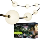 Enbrighten 44FT Globe Outdoor String Lights, 12 Large 4IN Round 2700K Warm White New. Price: $87.62.