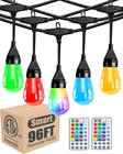 96FT Outdoor Led Patio Lights, String With Shatterproof Edison Vitage New. Price: $56.98.