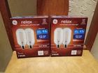 Two (2) Boxes Ge Relax Led T18 Medium Base Dimmable 13 Year Life Hd 60 New. Price: $25.00.