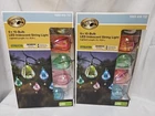 Hampton Bay Indoor/ Outdoor 8 Ft 10-BULB Led Iridescent String Lights 2 Sets Nip New. Price: $26.90.