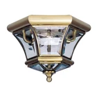 Livex Lighting 7052-01 Monterey/georgetown Outdoor Ceiling Antique Brass New. Price: $219.96.