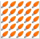 Goothy 25 Pack C9 Led Orange Halloween Light Bulbs, E17 Intermediate Base... New. Price: $12.75.