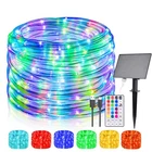 Nazuwke 66FT Solar Rope Lights Outdoor Waterproof, 18 Colors Changing 200 Led St New. Price: $70.19.