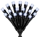 Touch Of Eco Solar String Lights 125 Led 68 Feet, Weather Resistant - Cool White Used. Price: $21.04.
