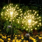 Anordsem Solar Lights Outdoor Decorative: Bendable Copper Wire With 120 Led Fire New. Price: $29.08.