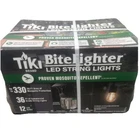 Tiki Bitefighter Outdoor Led Weatherproof Mosquito Repellent String Lights 36' New. Price: $86.36.