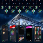 Smart Christmas Snowflake Icicle Lights, 11.5FT 156 Led 12 Drops Plug In, App... New. Price: $49.30.