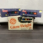 Vtg Ge Glow Bright Christmas Lights 25 Ct Indoor Outdoor C7 Bulbs Usa 1980S Nos New. Price: $32.92.
