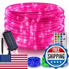Gwvoxm 50FT 150 Led Solar Rope Lights 18 Colors Timer Modes Waterproof New. Price: $38.06.