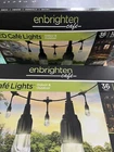 2X Enbrightencafe Led Outdoor String LIGHTS,18 Impact Resistant Bulbs, BLACK36FT New. Price: $119.97.