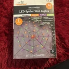 Way To Celebrate Led Spider Web Lights 5 Orange, Purple, Green Indoor/outdoor New. Price: $15.52.