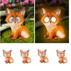 8PCS Solar Fox Garden Statue Led Firefly Light Glass Yard Home Decor New. Price: $19.49.
