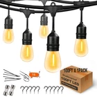 100FT String Lights For Outside Patio With 30+2 Replaceable S14 2200K ... New. Price: $101.99.