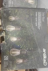 Artika Blaze 20 Led Bulb Outdoor Solar String Lights Matte Black Open. Price: $43.99.