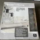 House To Home Led Filament Edison String Lights 10 - Ct Cvs New. Price: $34.50.